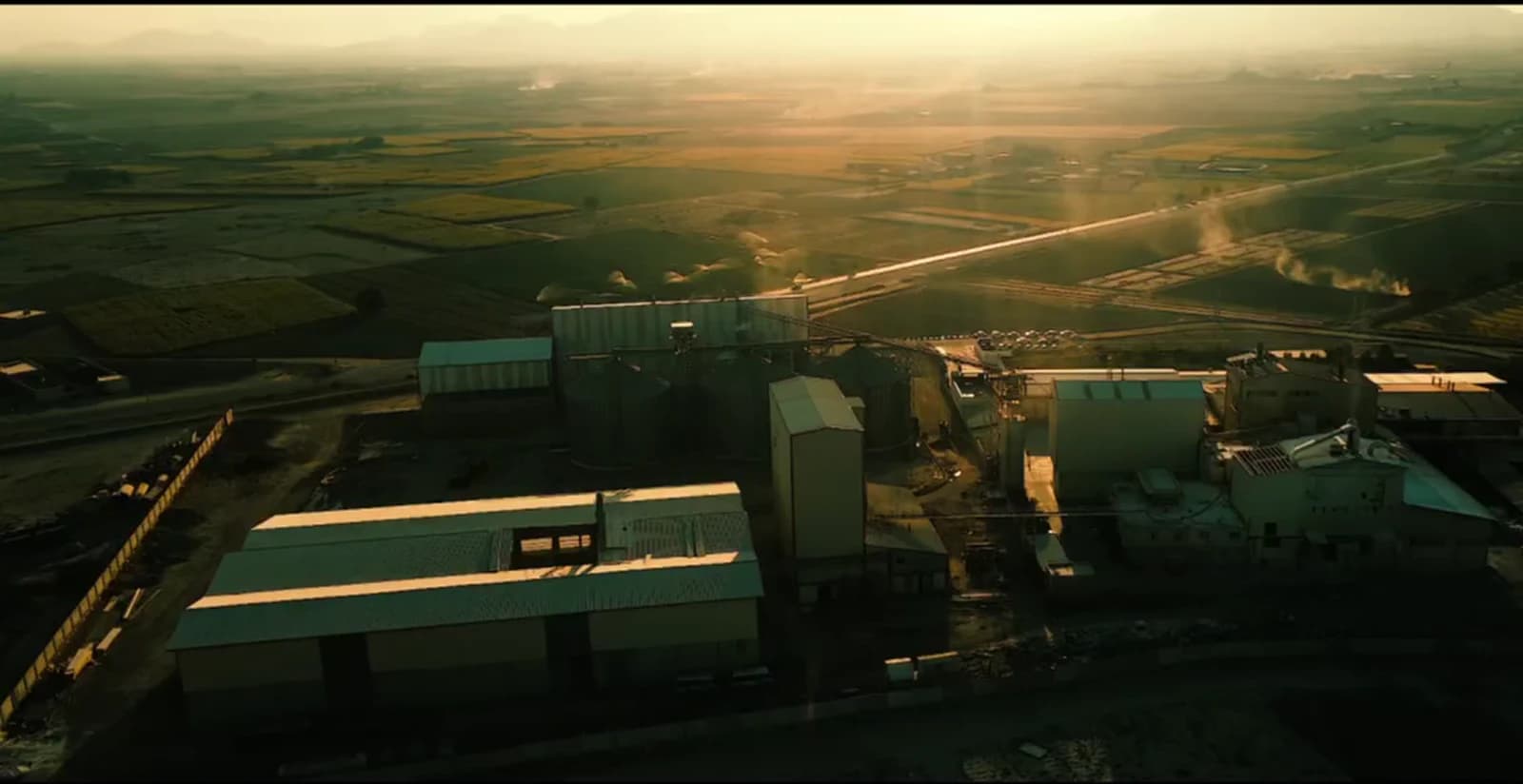 Azin industrial complex at blue hour